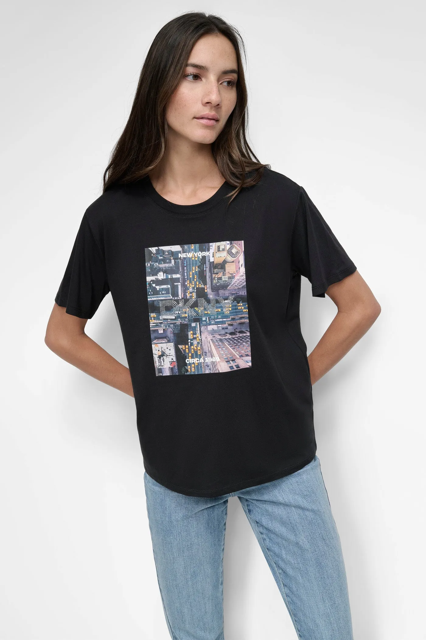 DKNY AERIAL PHOTOREAL TEE sold by DKNY product image thumbnail 4