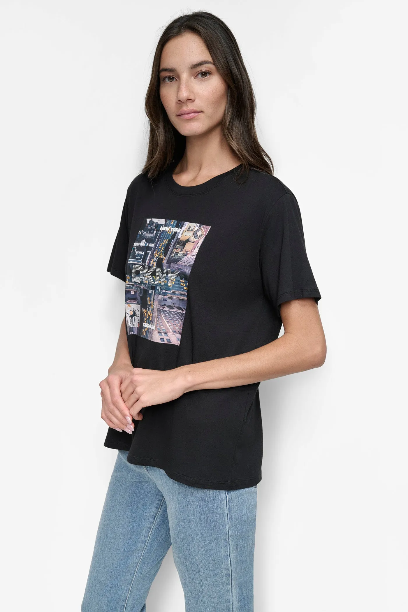 DKNY AERIAL PHOTOREAL TEE sold by DKNY product image thumbnail 3