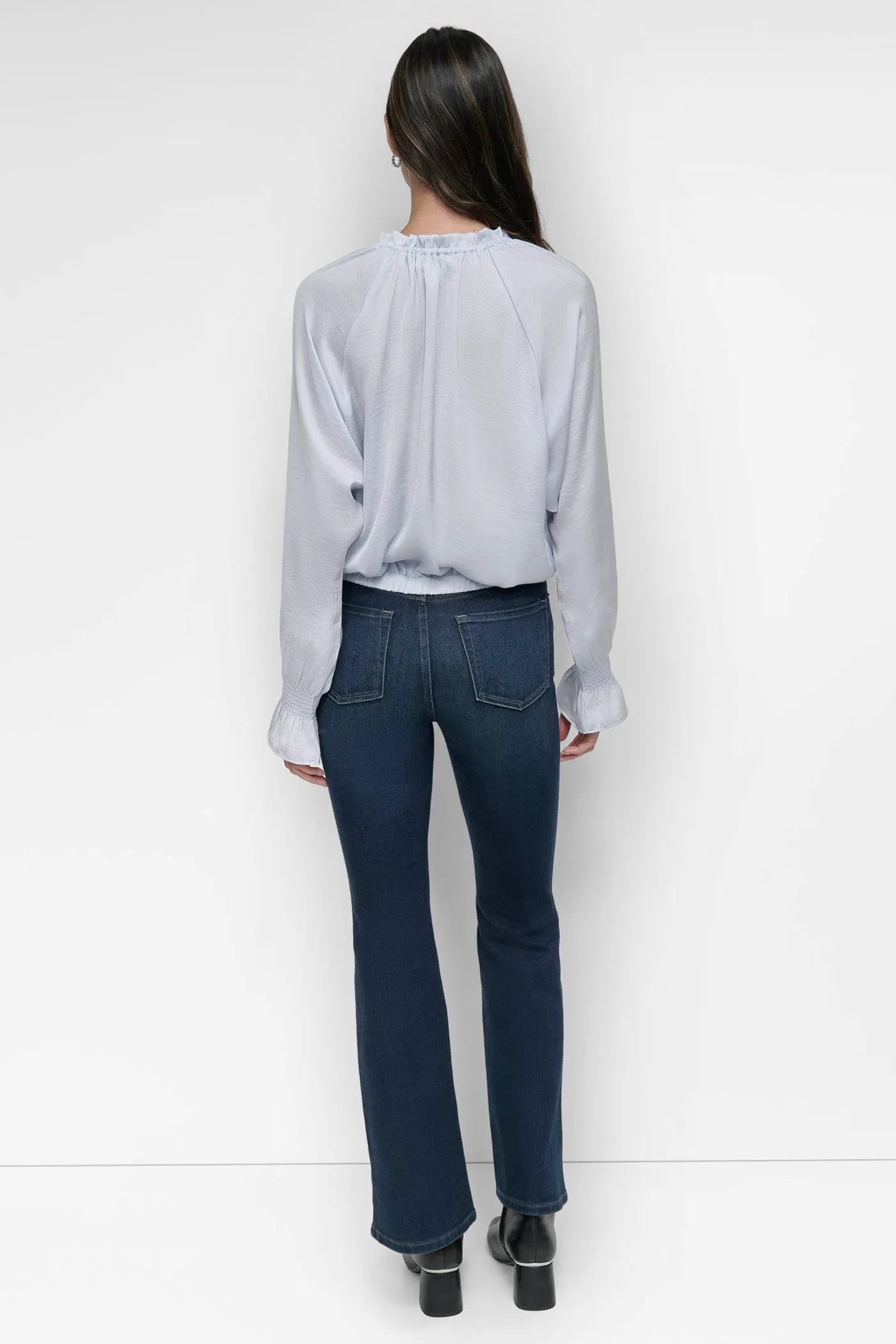 SMOCKED CUFF RAGLAN SLEEVE BLOUSE sold by DKNY product image thumbnail 4