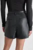 FAUX LEATHER SHORTS sold by DKNY