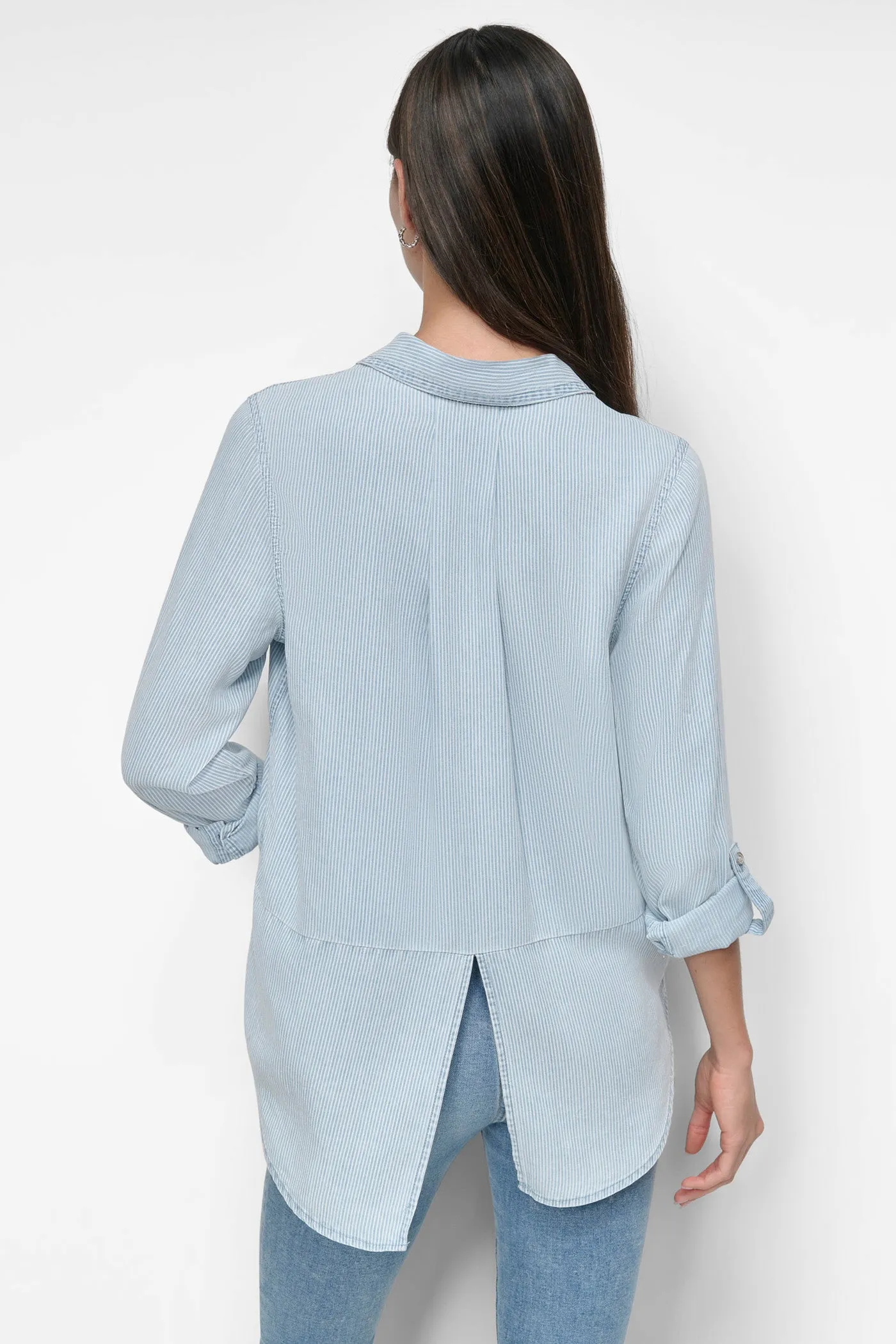 SPLIT BACK BUTTON FRONT SHIRT sold by DKNY product image thumbnail 2