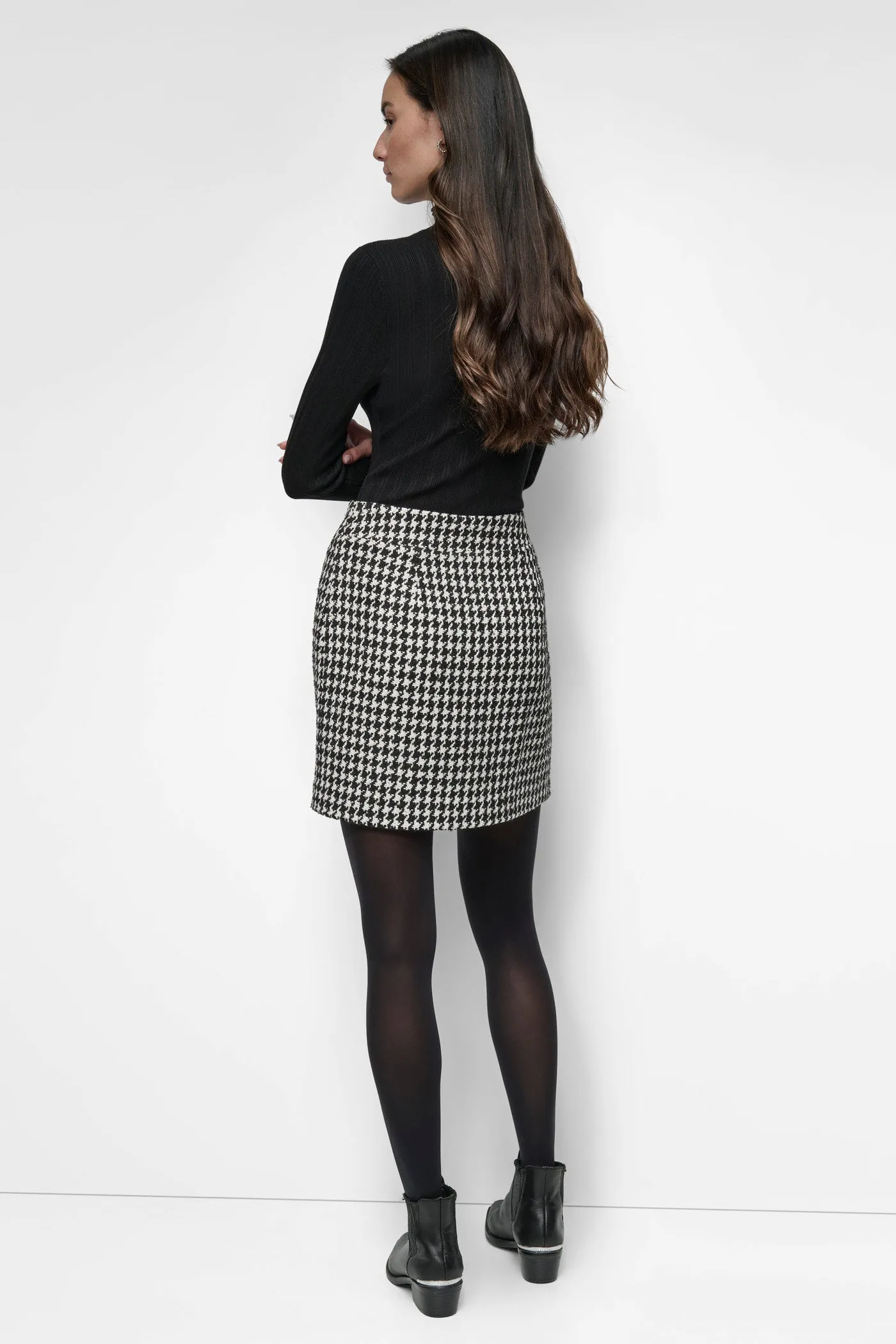 ZIP FRONT MINI SKIRT sold by DKNY product image thumbnail 3