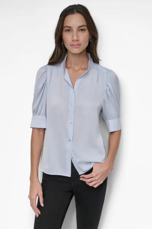 PUFF SLEEVE SHIRT sold by DKNY