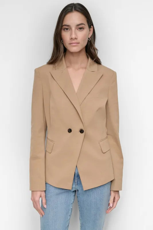 SINGLE BREASTED FITTED BLAZER sold by DKNY