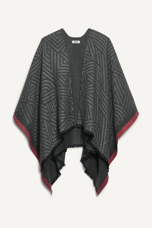 CROSS WALK RUANA sold by DKNY