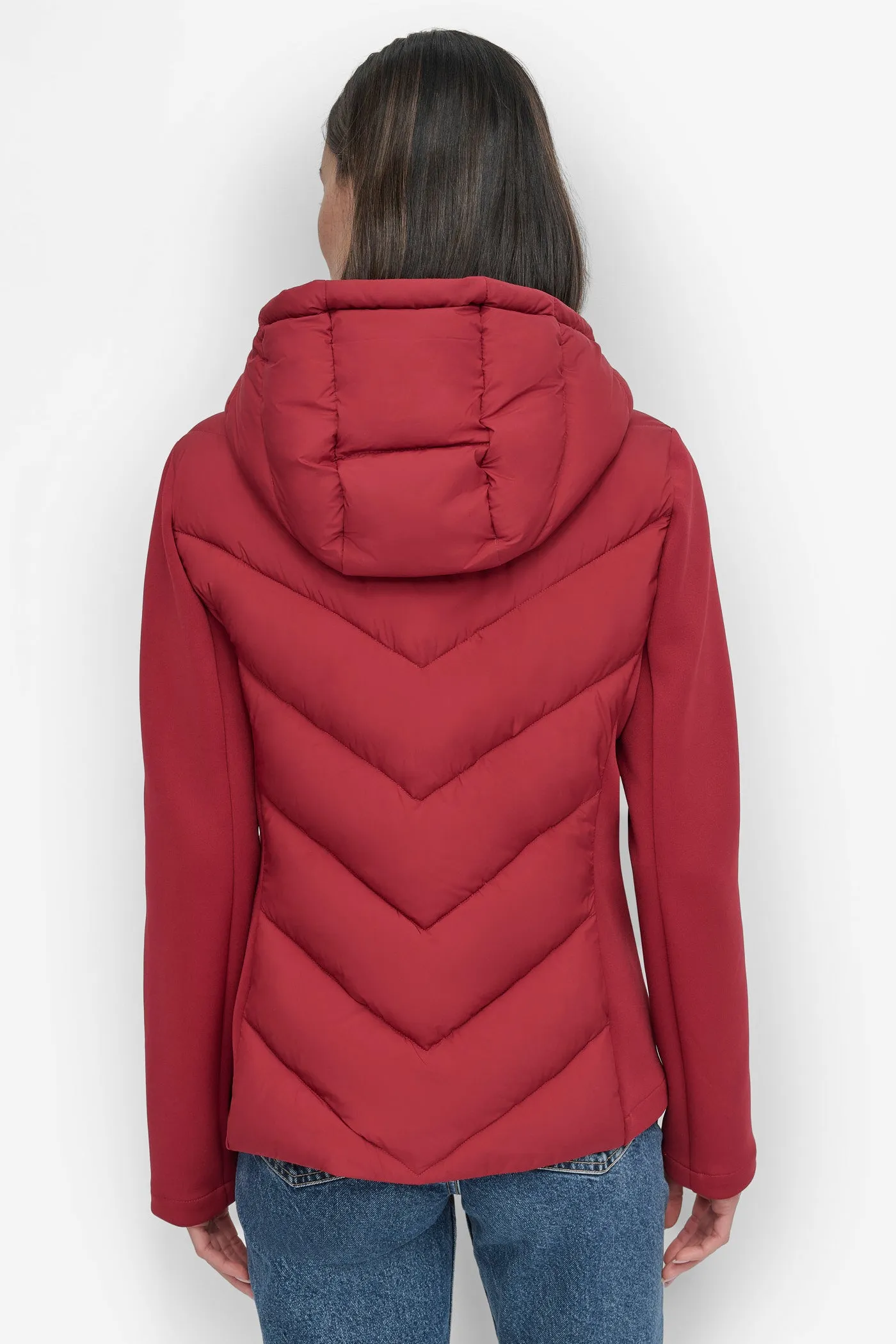 MIXED MEDIA LIGHT WEIGHT PUFFER sold by DKNY product image thumbnail 2