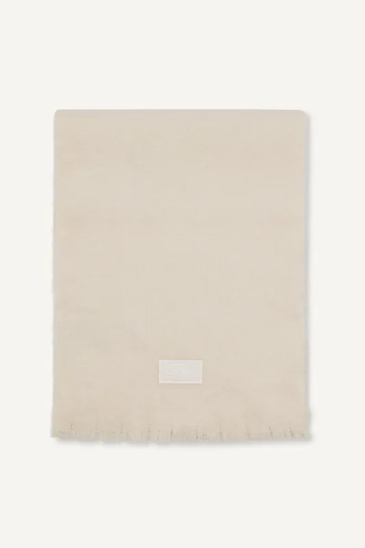 FLUFFY SOLID BLANKET SCARF sold by DKNY