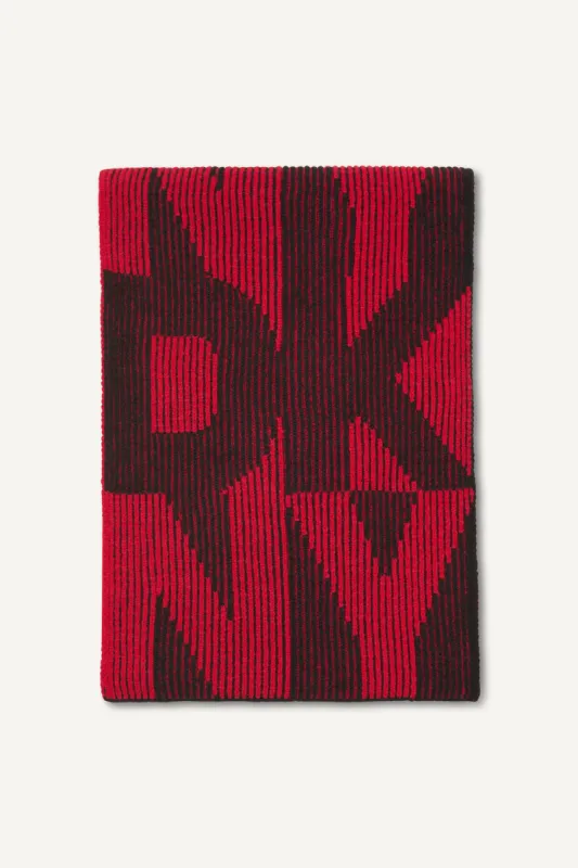 RIBBED INTARSIA DKNY SCARF sold by DKNY