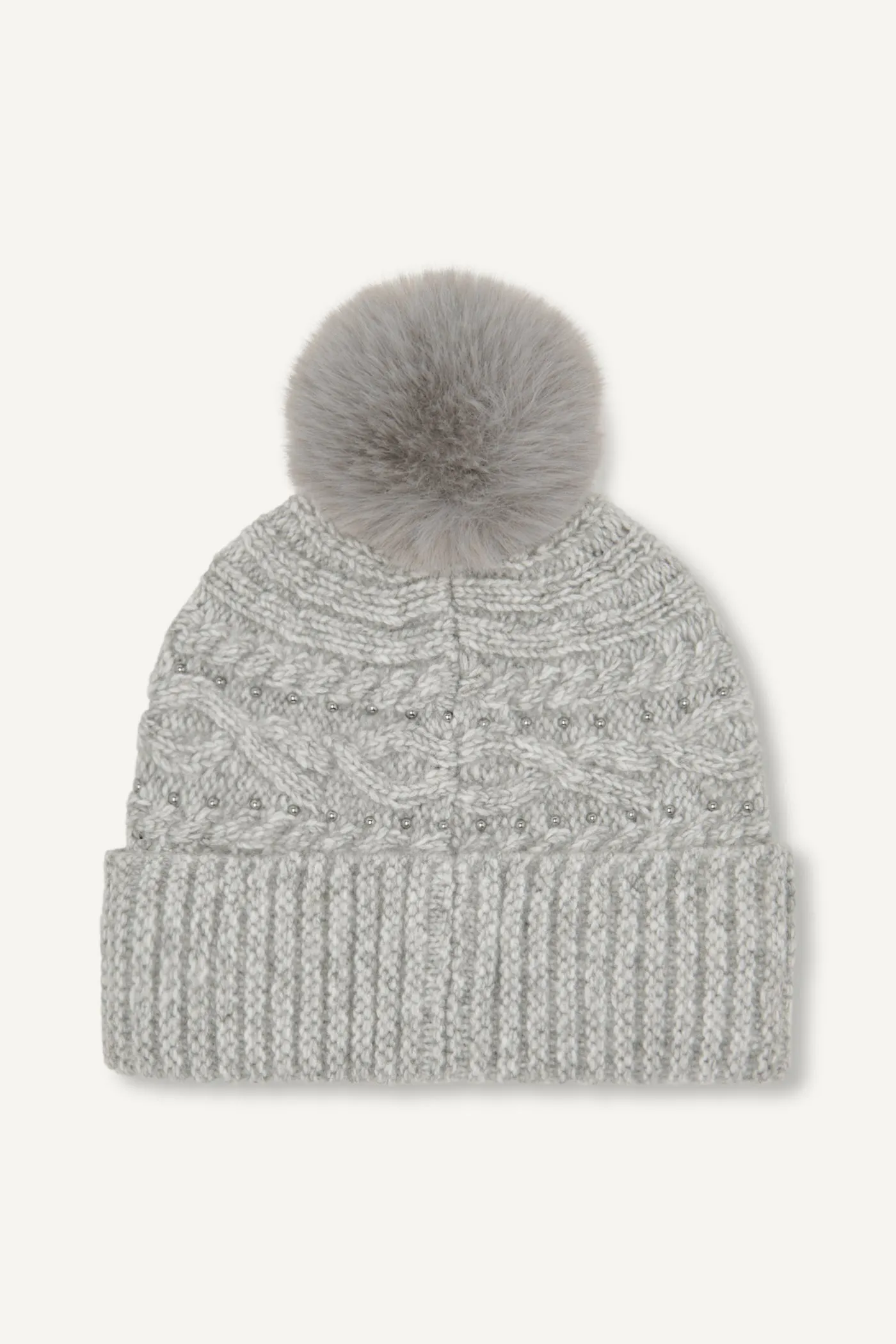 STUDDED CABLE POM HAT sold by DKNY product image thumbnail 3