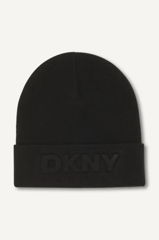 DKNY DEBOSSED BEANIE sold by DKNY