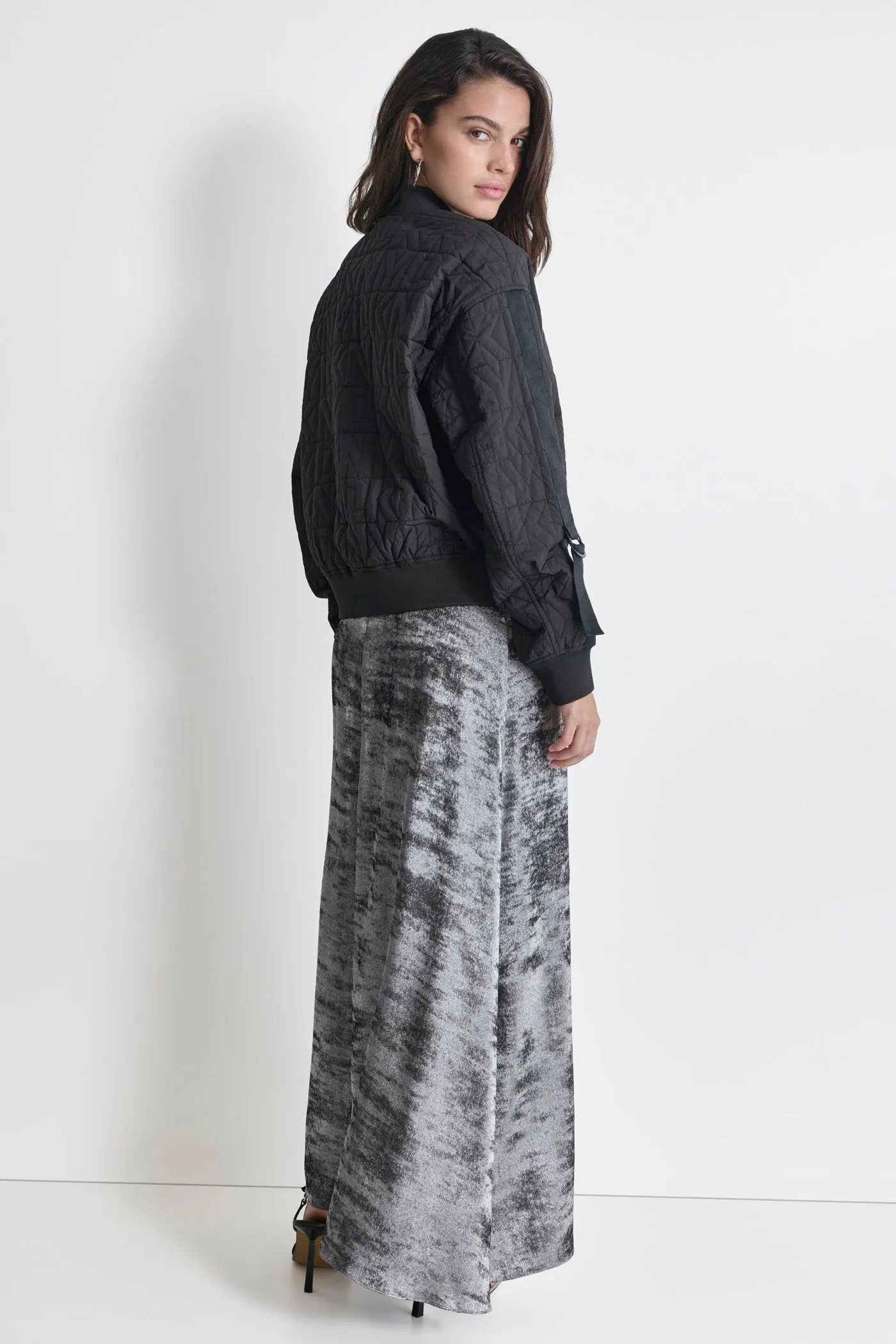 QUILTED LOGO BOMBER sold by DKNY product image thumbnail 3