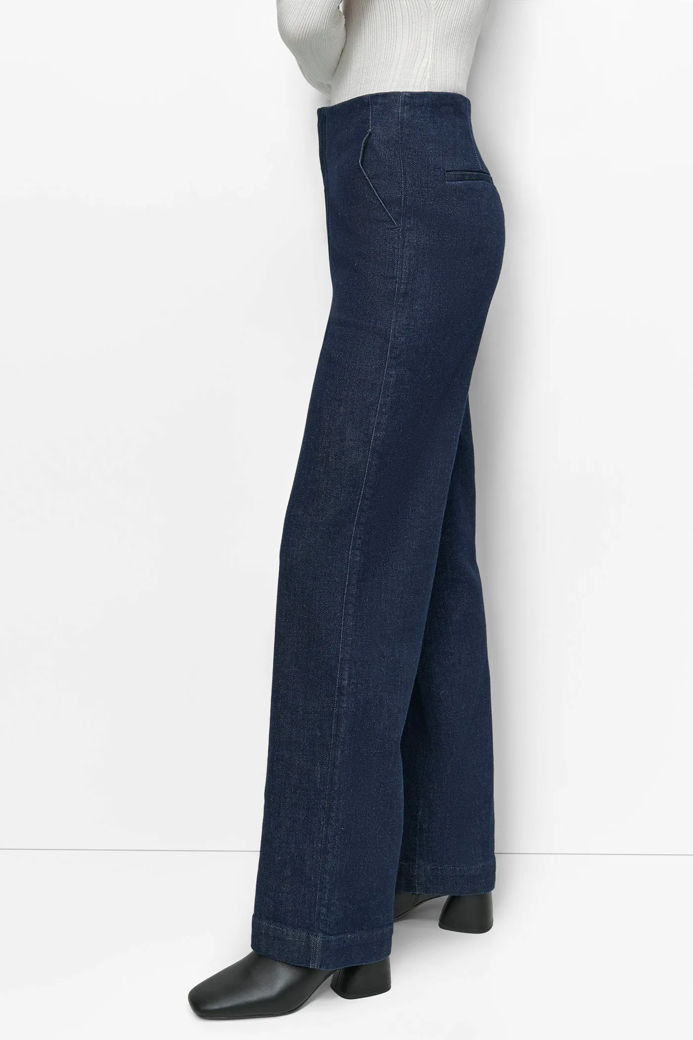 HIGH RISE BANDLESS TROUSER sold by DKNY product image thumbnail 3