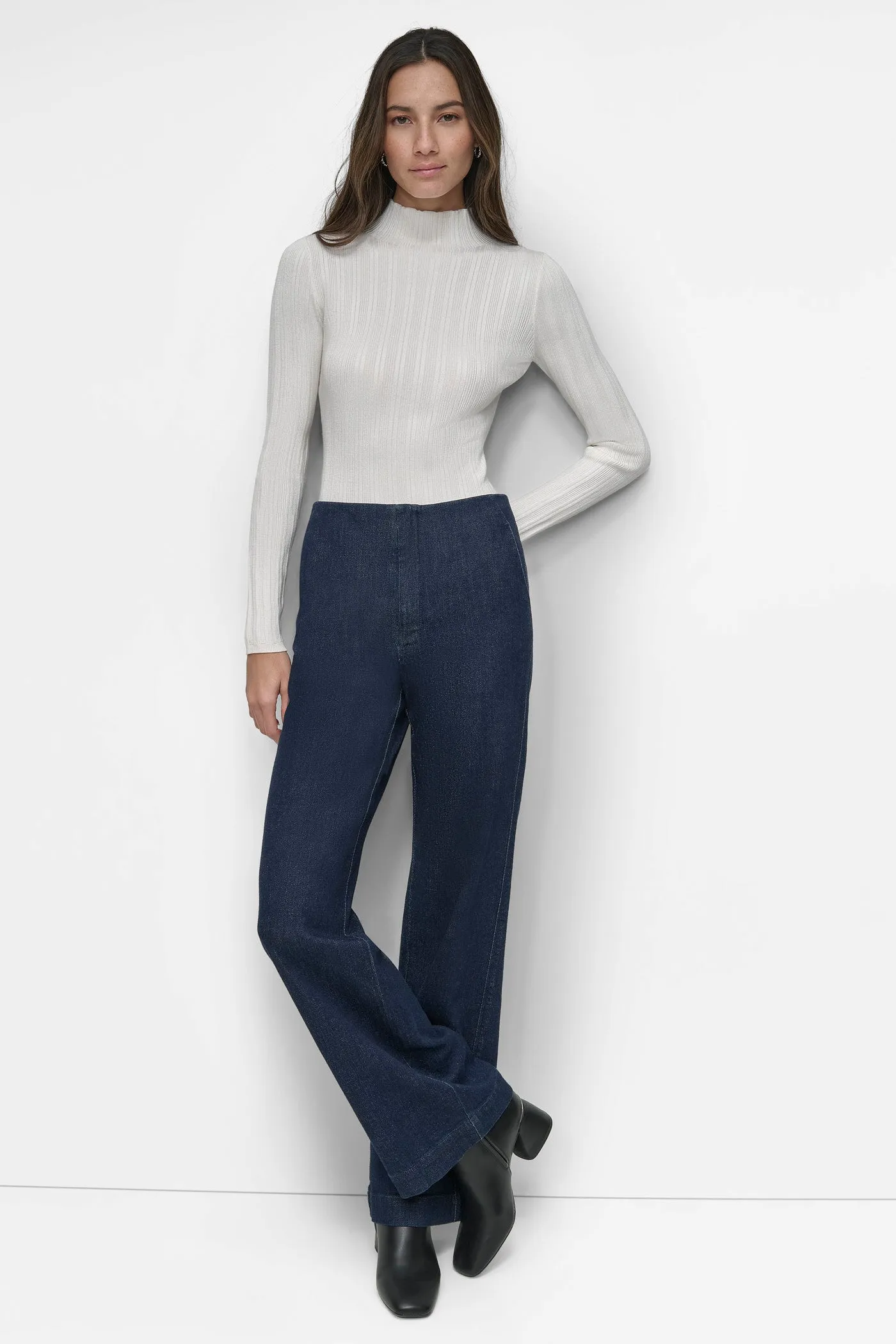 HIGH RISE BANDLESS TROUSER sold by DKNY product image thumbnail 4