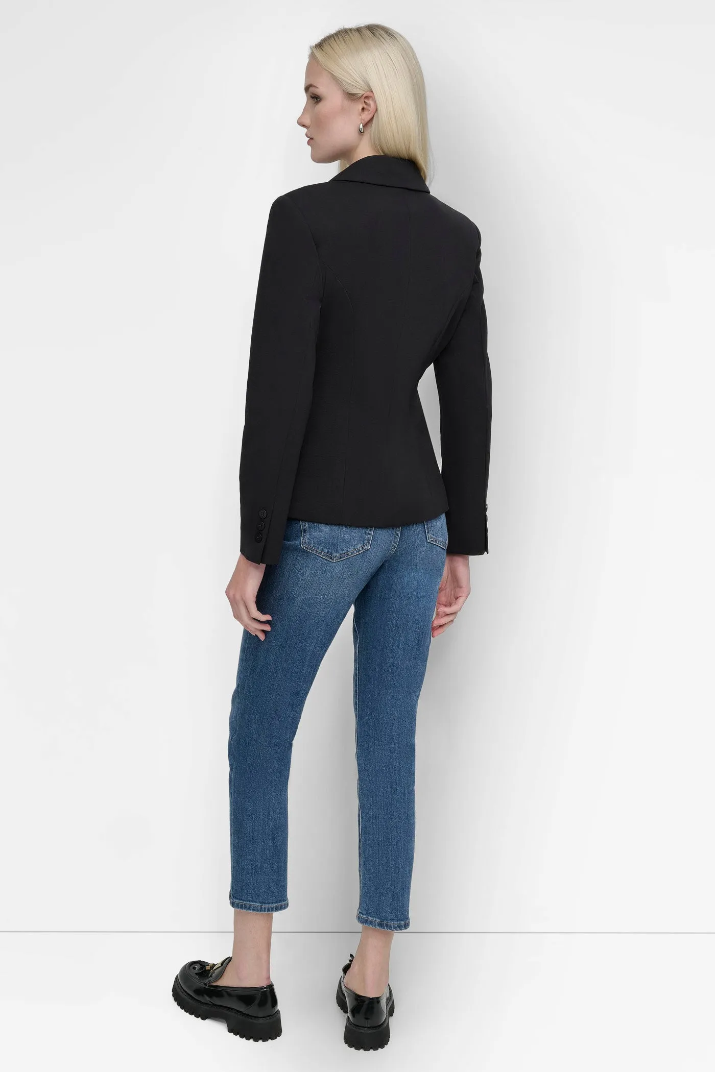 SINGLE BREASTED FITTED BLAZER sold by DKNY product image thumbnail 2