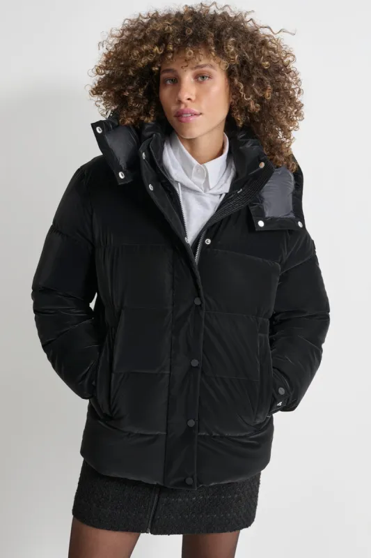 VELVET TOUCH PUFFER sold by DKNY