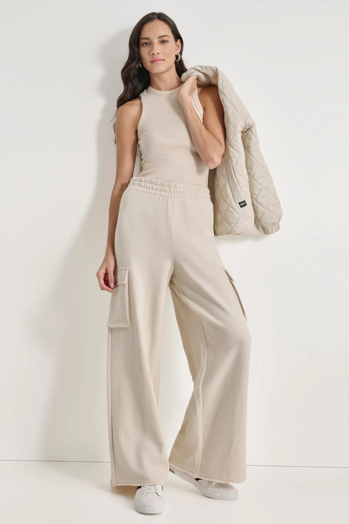 CARGO WIDE LEG PANTS sold by DKNY product image thumbnail 3
