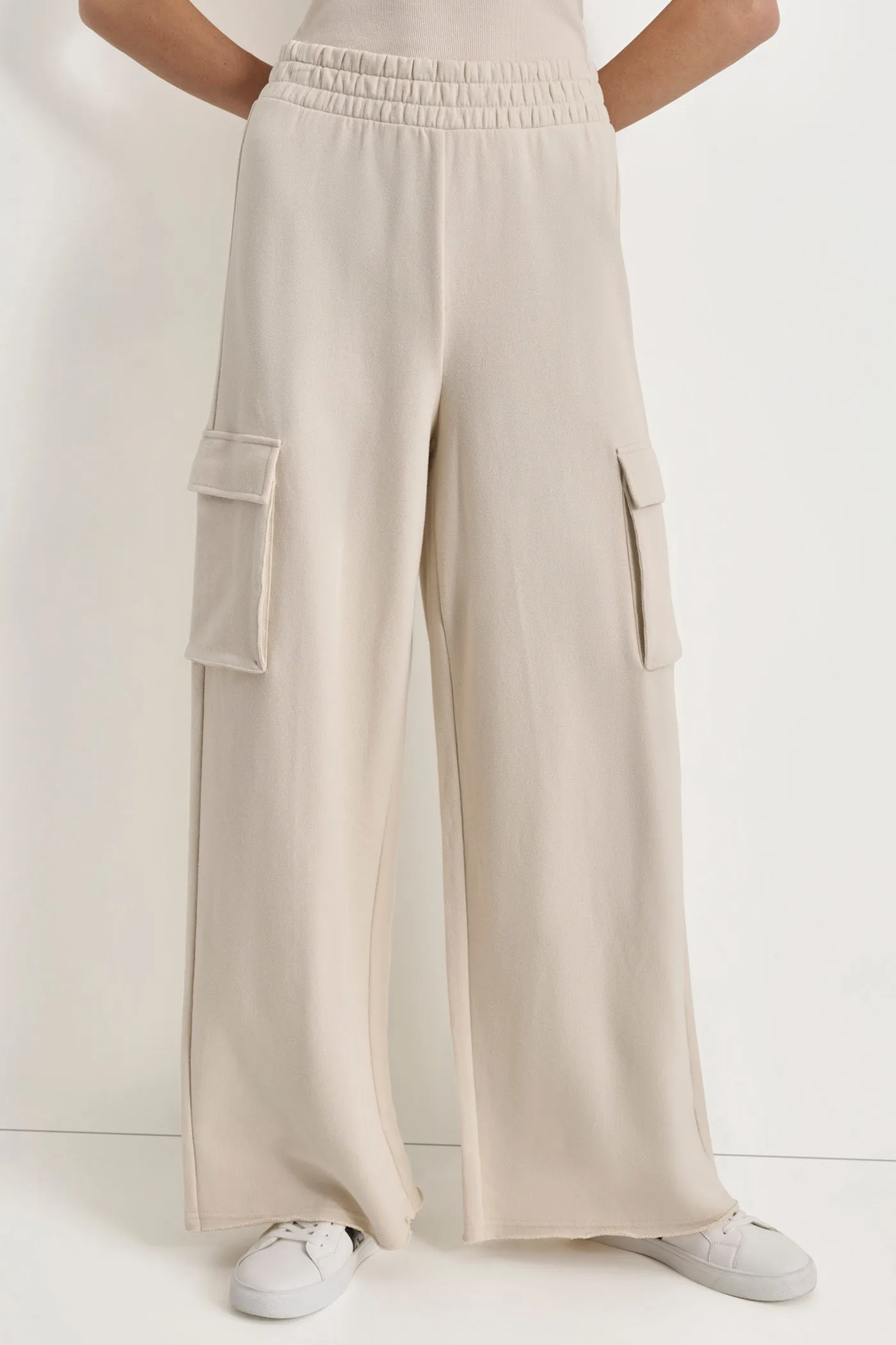CARGO WIDE LEG PANTS sold by DKNY