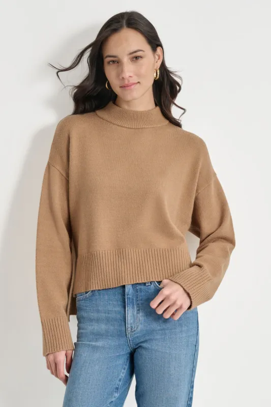 MOCK NECK HIGH LOW SWEATER sold by DKNY