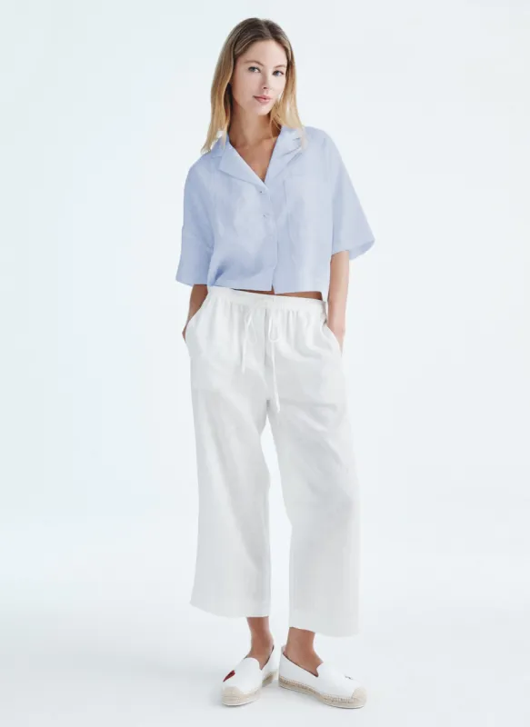 LINEN SHIRT WITH POCKET sold by DKNY