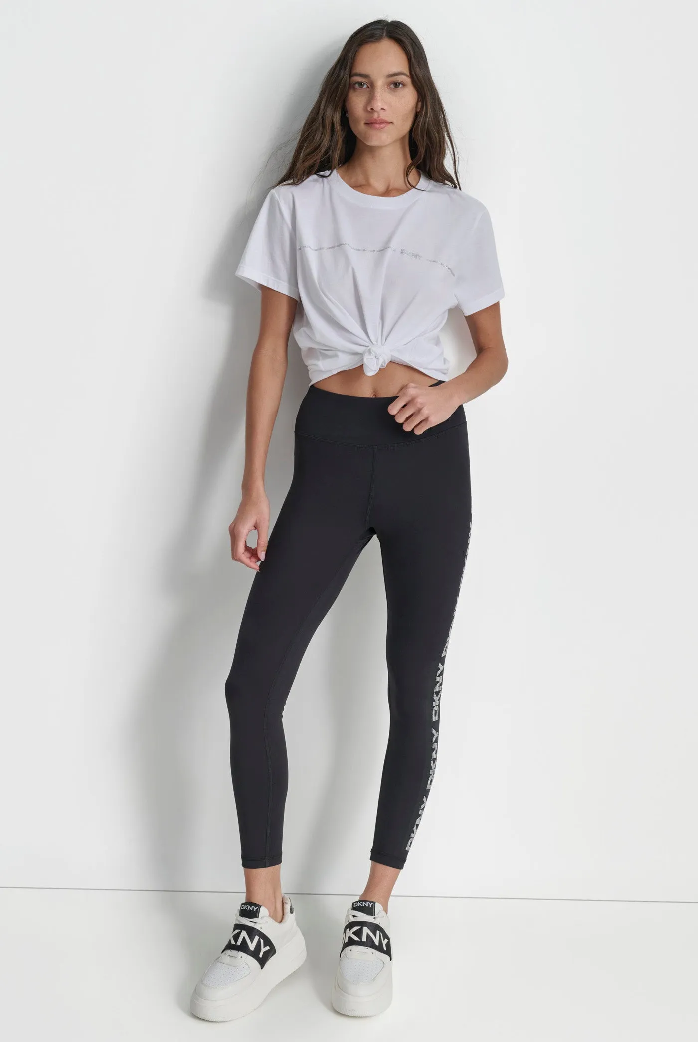 HIGH WAIST 7/8 RHINESTONE DKNY LEGGING sold by DKNY product image thumbnail 5
