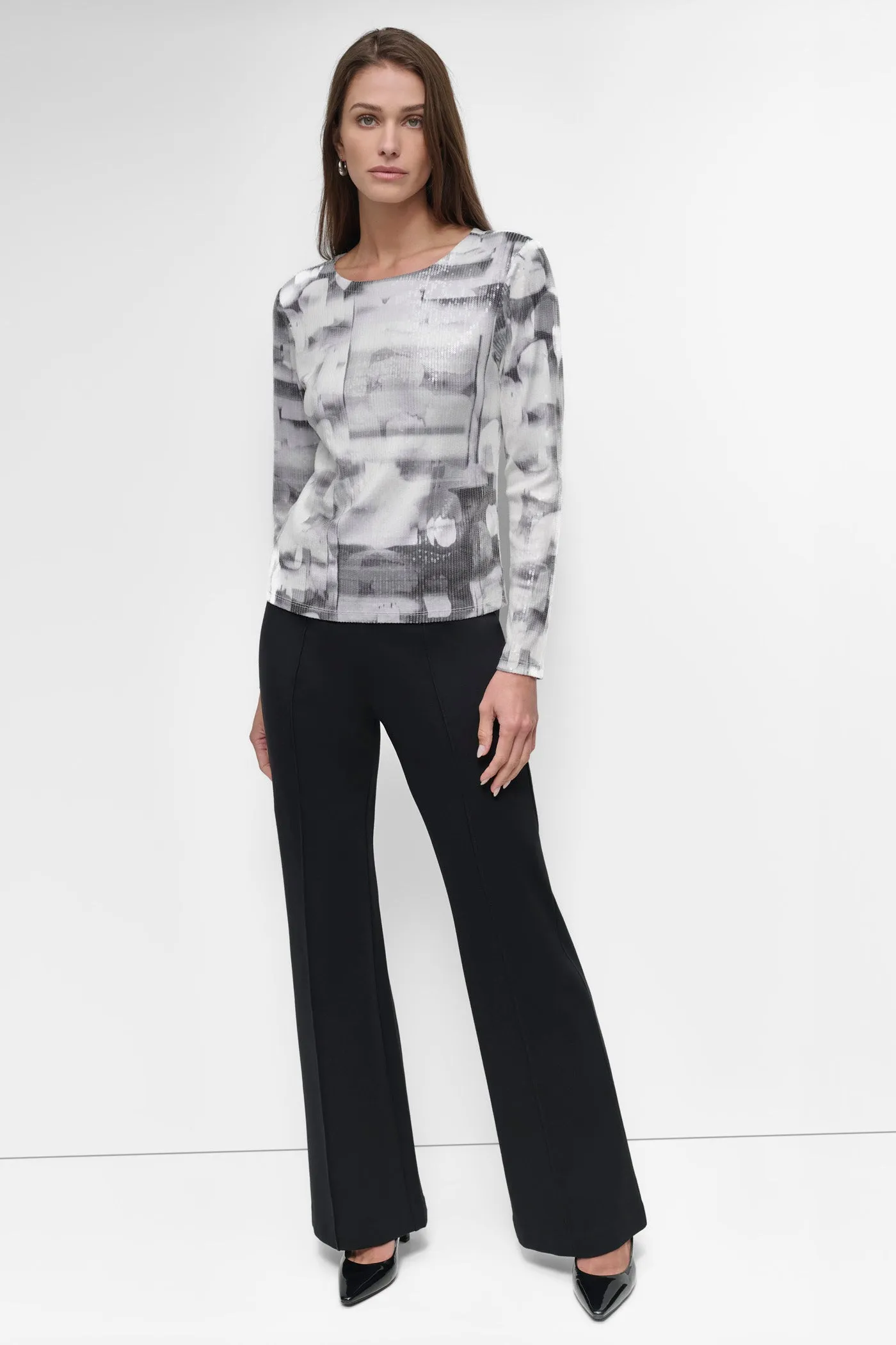 ALL OVER SEQUIN TOP sold by DKNY product image thumbnail 3
