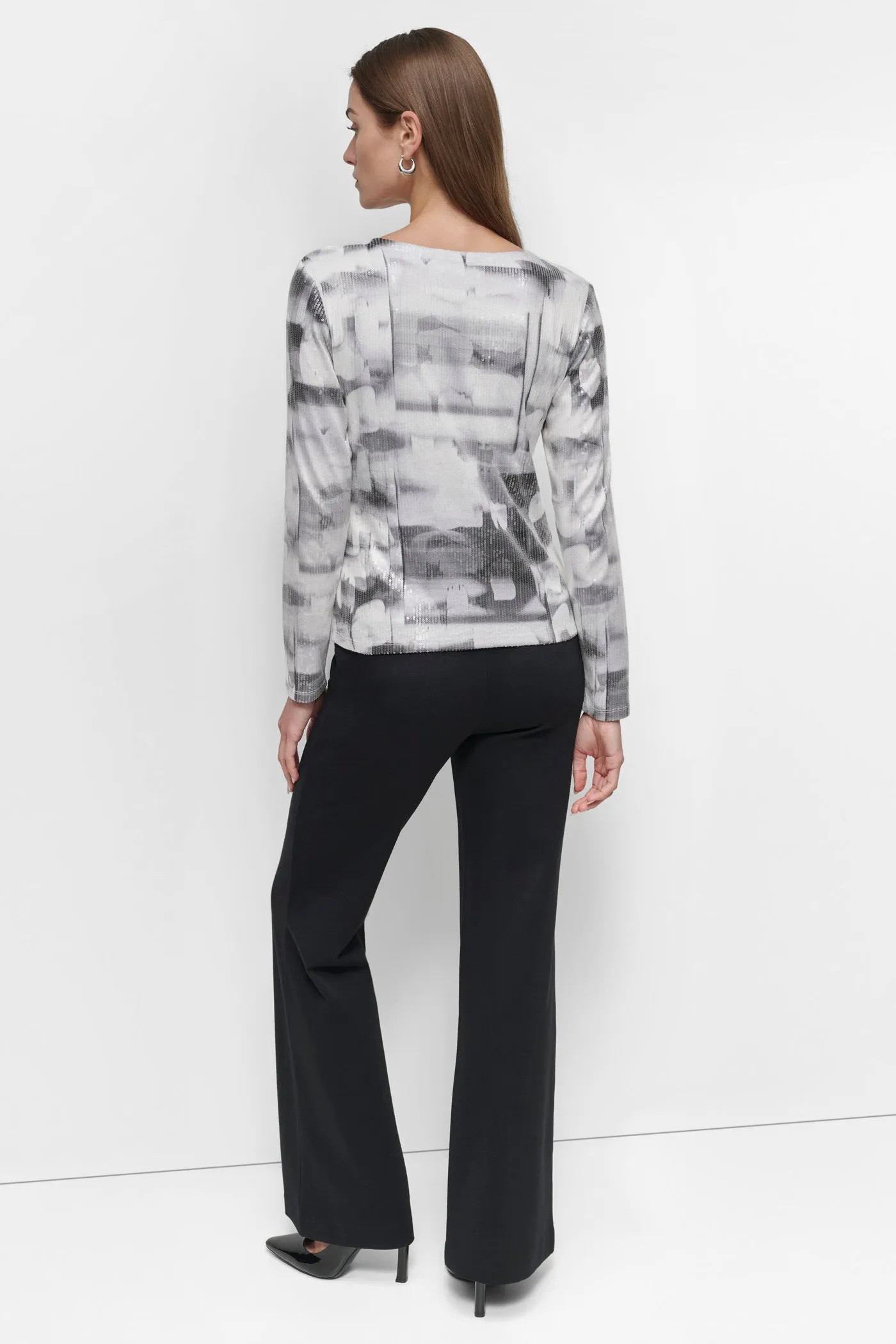 ALL OVER SEQUIN TOP sold by DKNY product image thumbnail 4