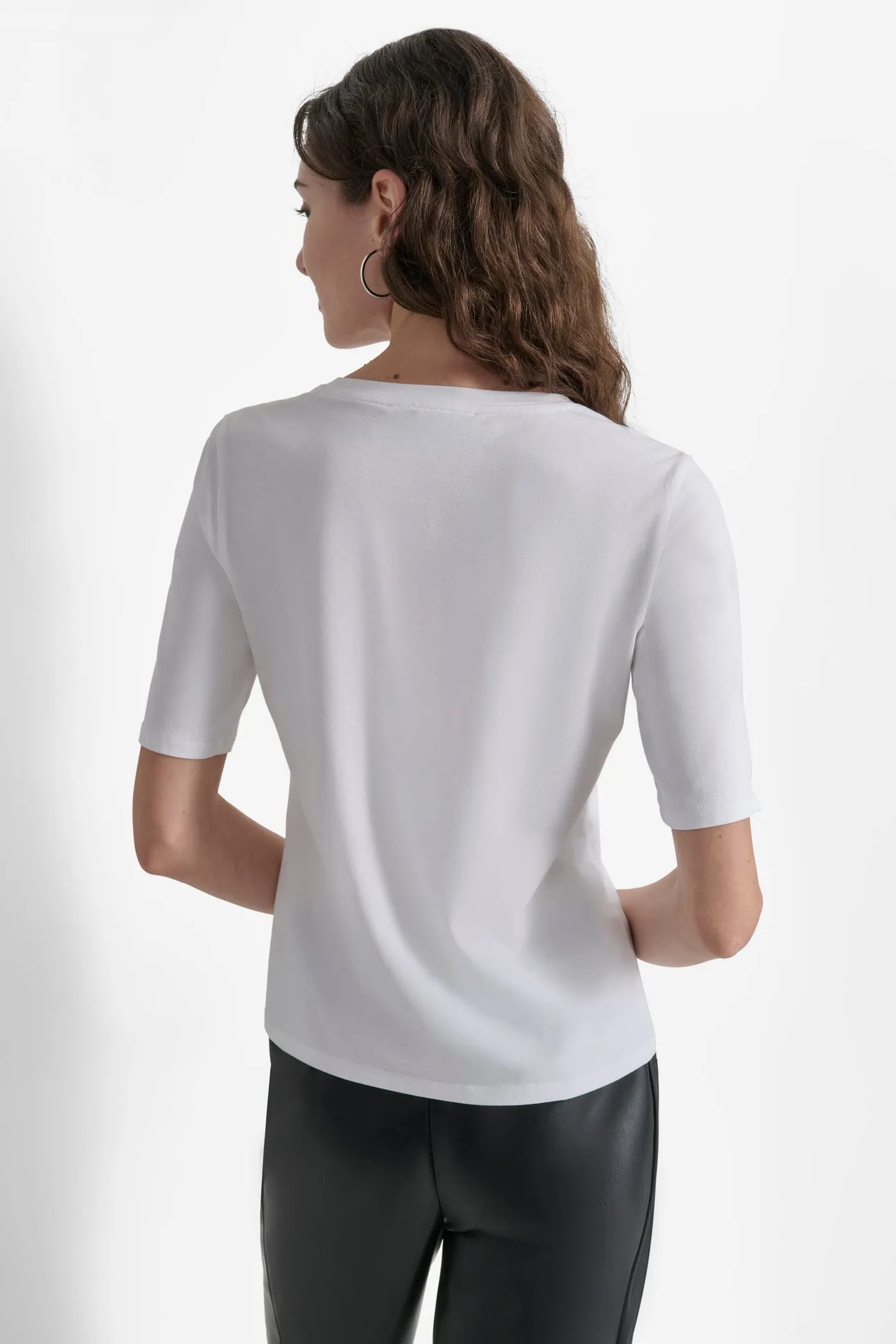 ZIPPER SLEEVE LOGO TEE sold by DKNY product image thumbnail 2