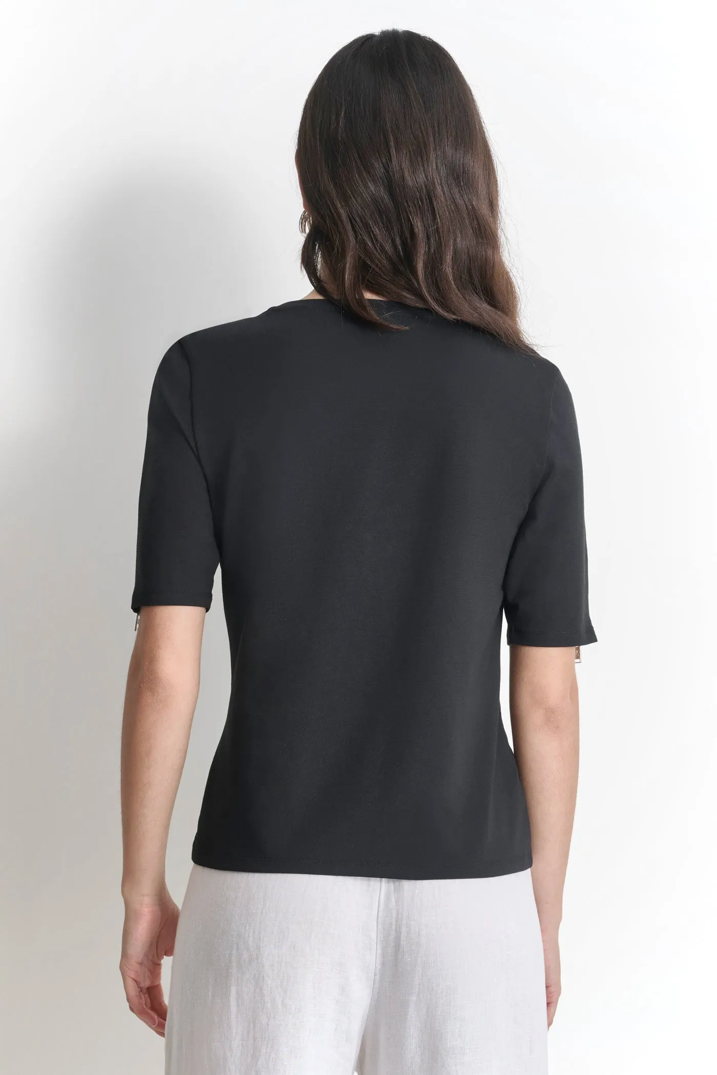 ZIPPER SLEEVE LOGO TEE sold by DKNY product image thumbnail 2