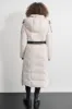 BOX QUILT LONG PUFFER WITH BELT sold by DKNY