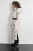 BOX QUILT LONG PUFFER WITH BELT sold by DKNY