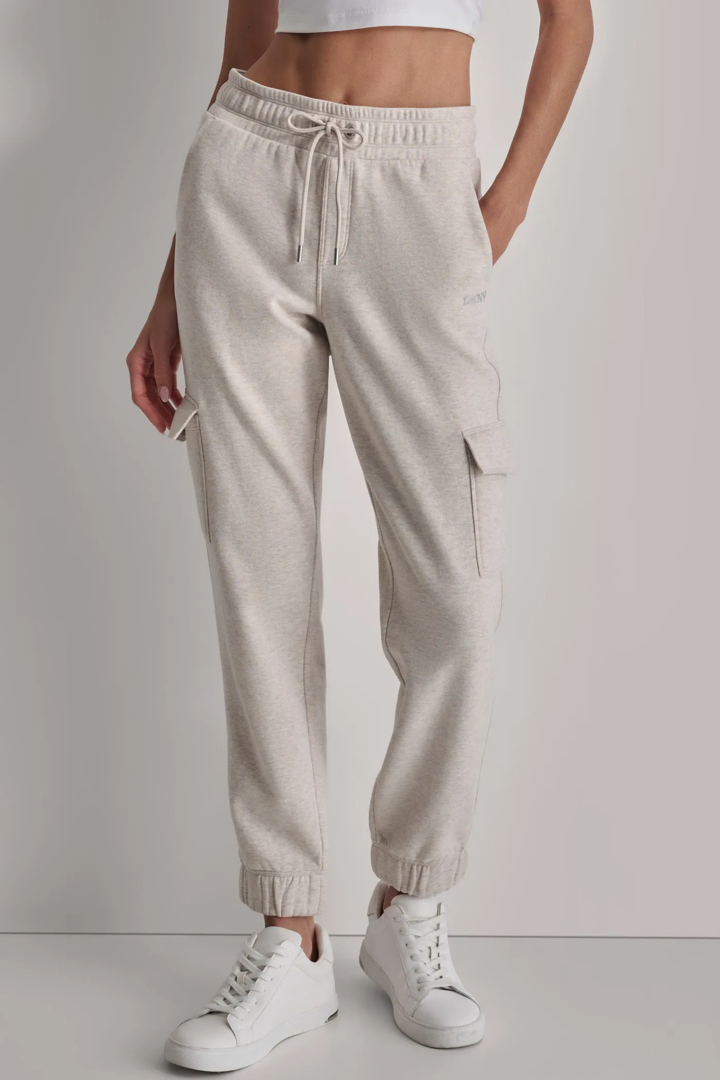 MINI STUD LOGO JOGGER WITH CARGO POCKETS sold by DKNY product image thumbnail 5