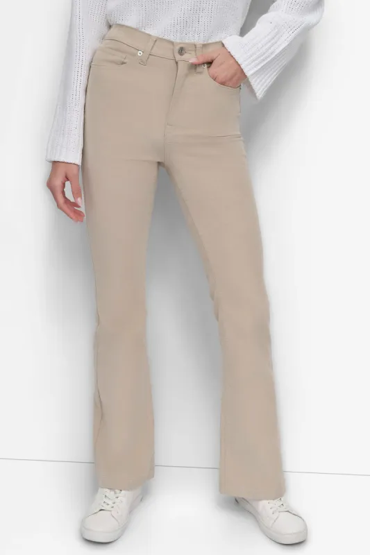 CORDUROY HIGH RISE FLARE PANT sold by DKNY