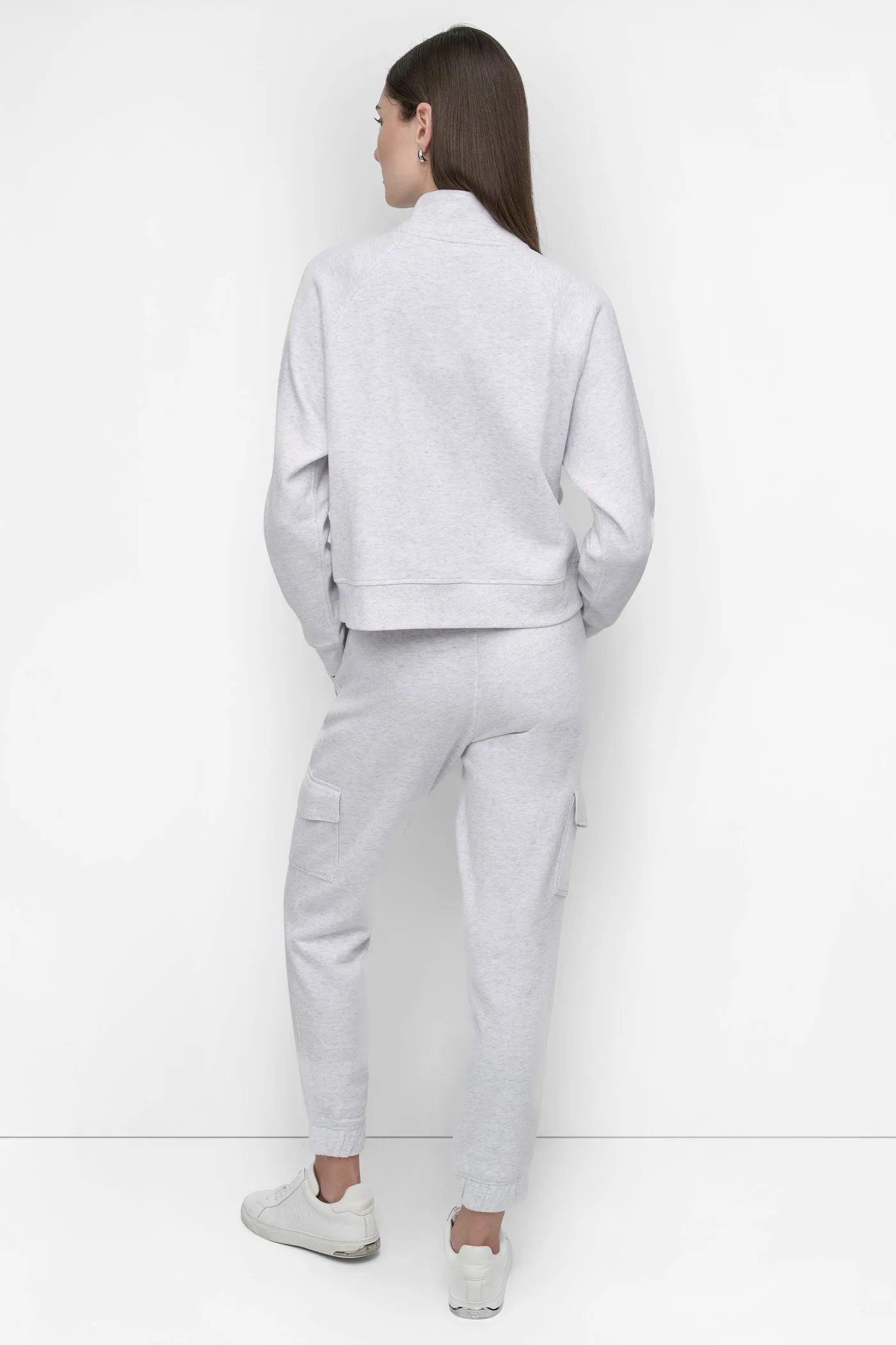 LOGO-EMBELLISHED HALF-ZIP SWEATSHIRT sold by DKNY product image thumbnail 3