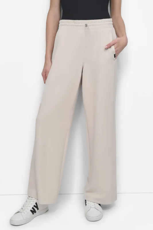 HIGHLINE RIB HIGH WAIST WIDE LEG 30IN PANT sold by DKNY