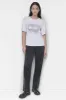 ZIP SLEEVE CRYSTAL TEE sold by DKNY
