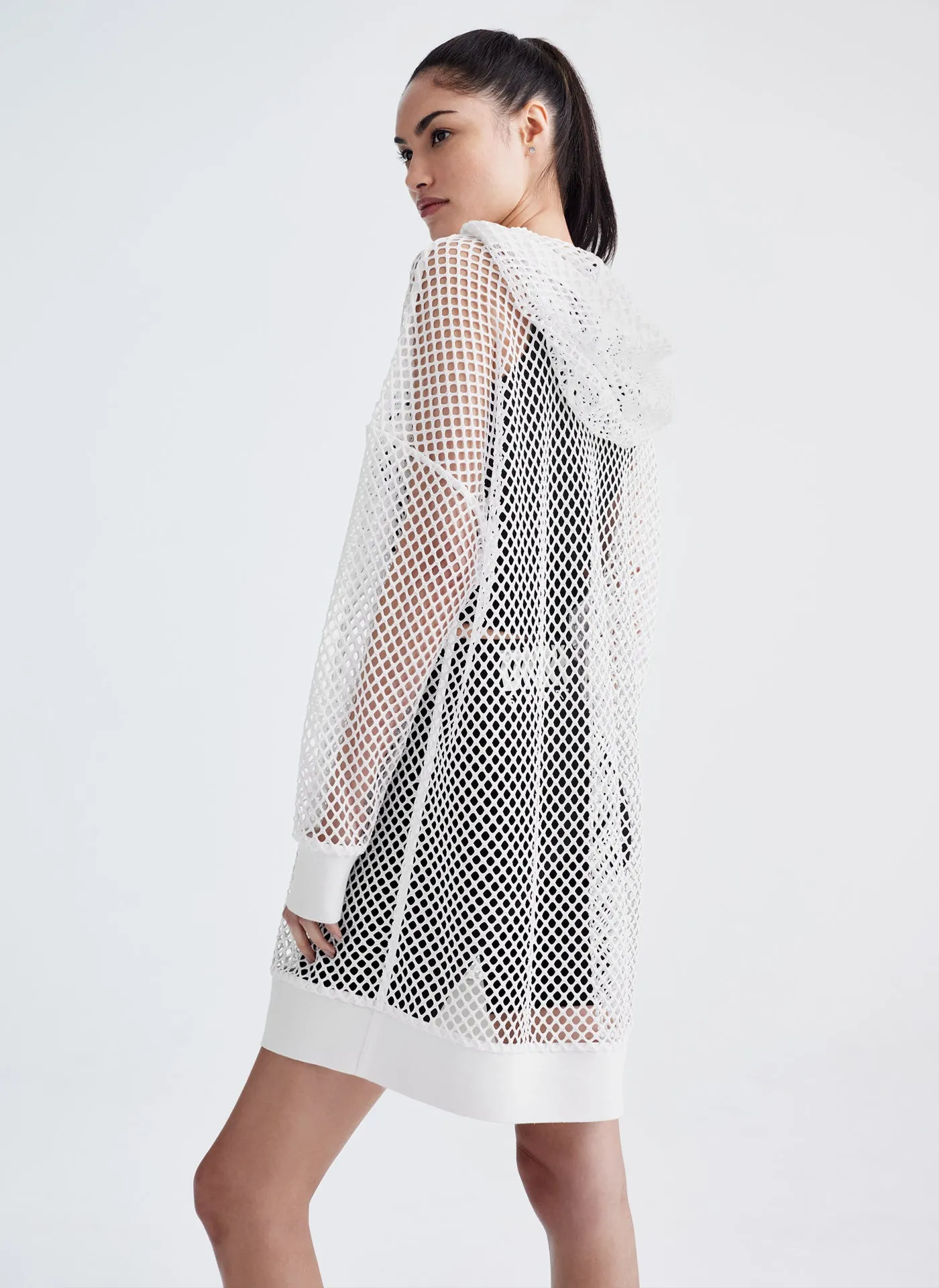MESH HOODIE DRESS sold by DKNY product image thumbnail 3