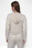 CROPPED SPACE-DYED HOODIE sold by DKNY