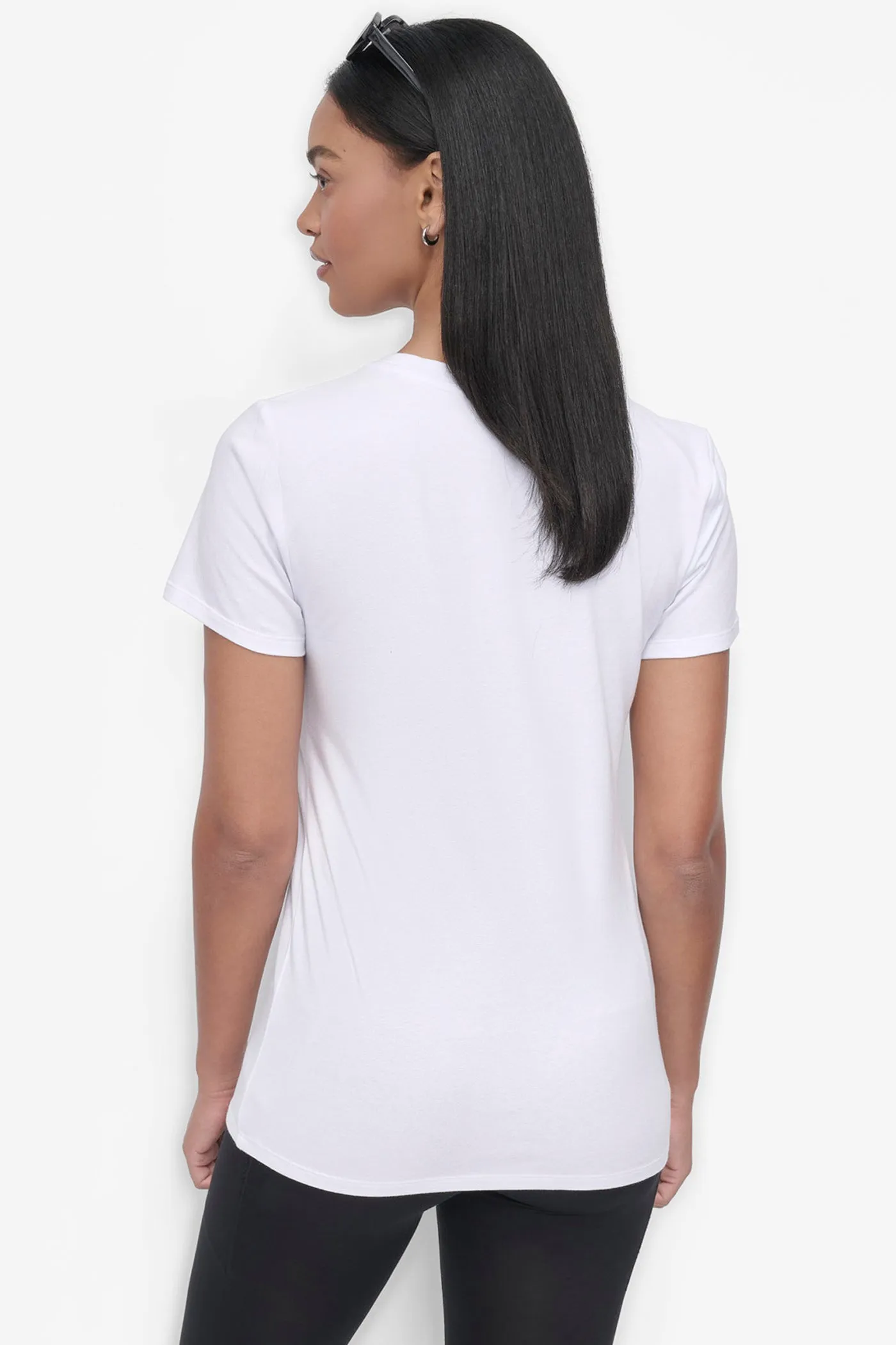 OMBRE OUTLINE LOGO CREW NECK TEE sold by DKNY product image thumbnail 2