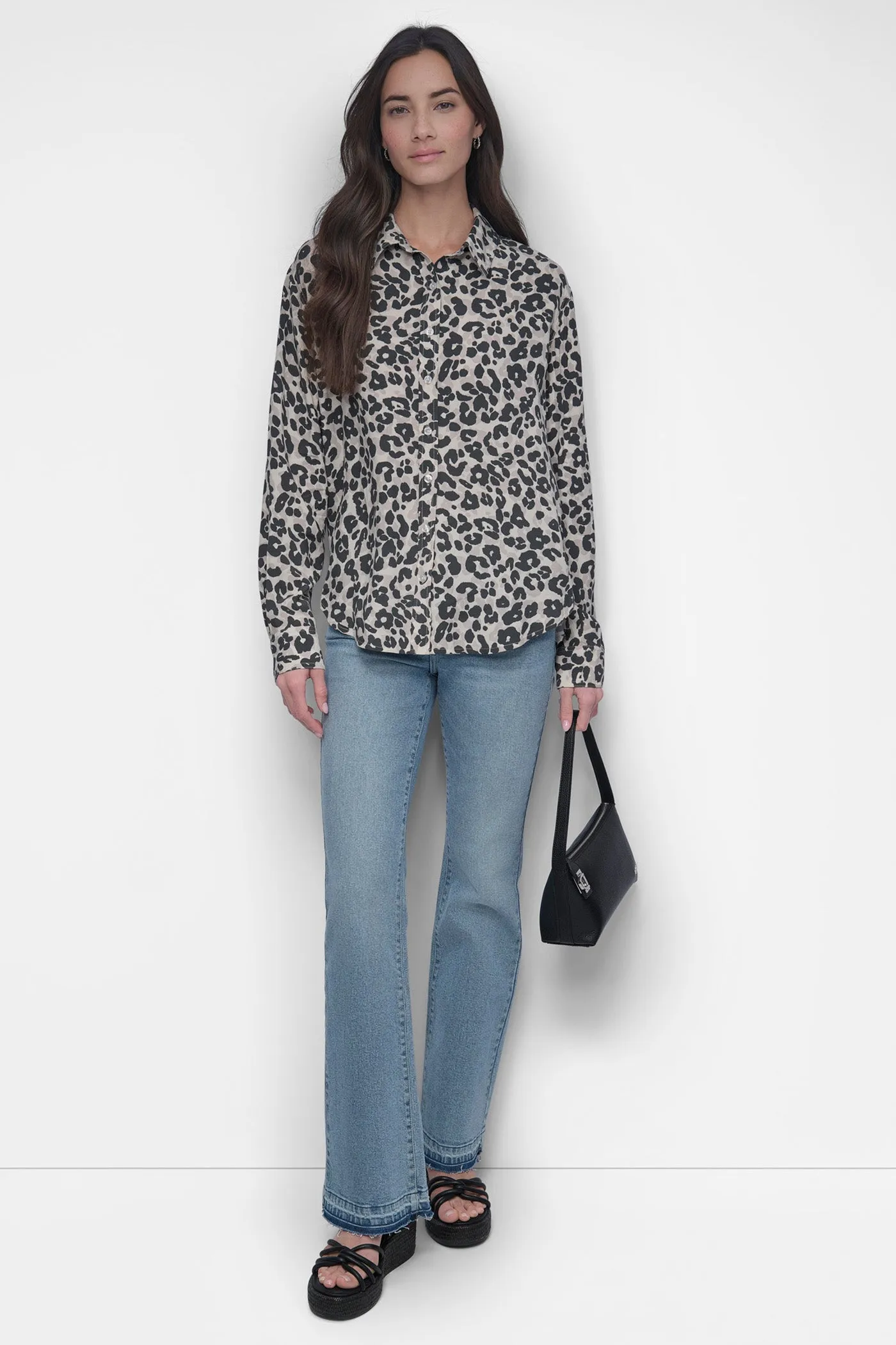 LONG SLEEVE BUTTON FRONT SHIRT sold by DKNY product image thumbnail 5