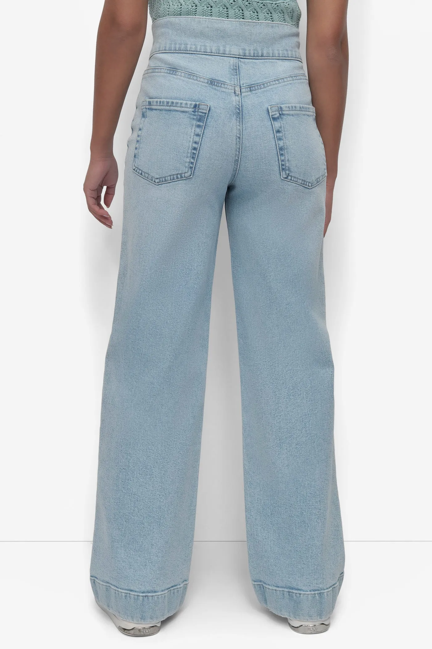 HIGH Rise Length DOUBLE BUTTON TAB WIDE LEG sold by DKNY product image thumbnail 2