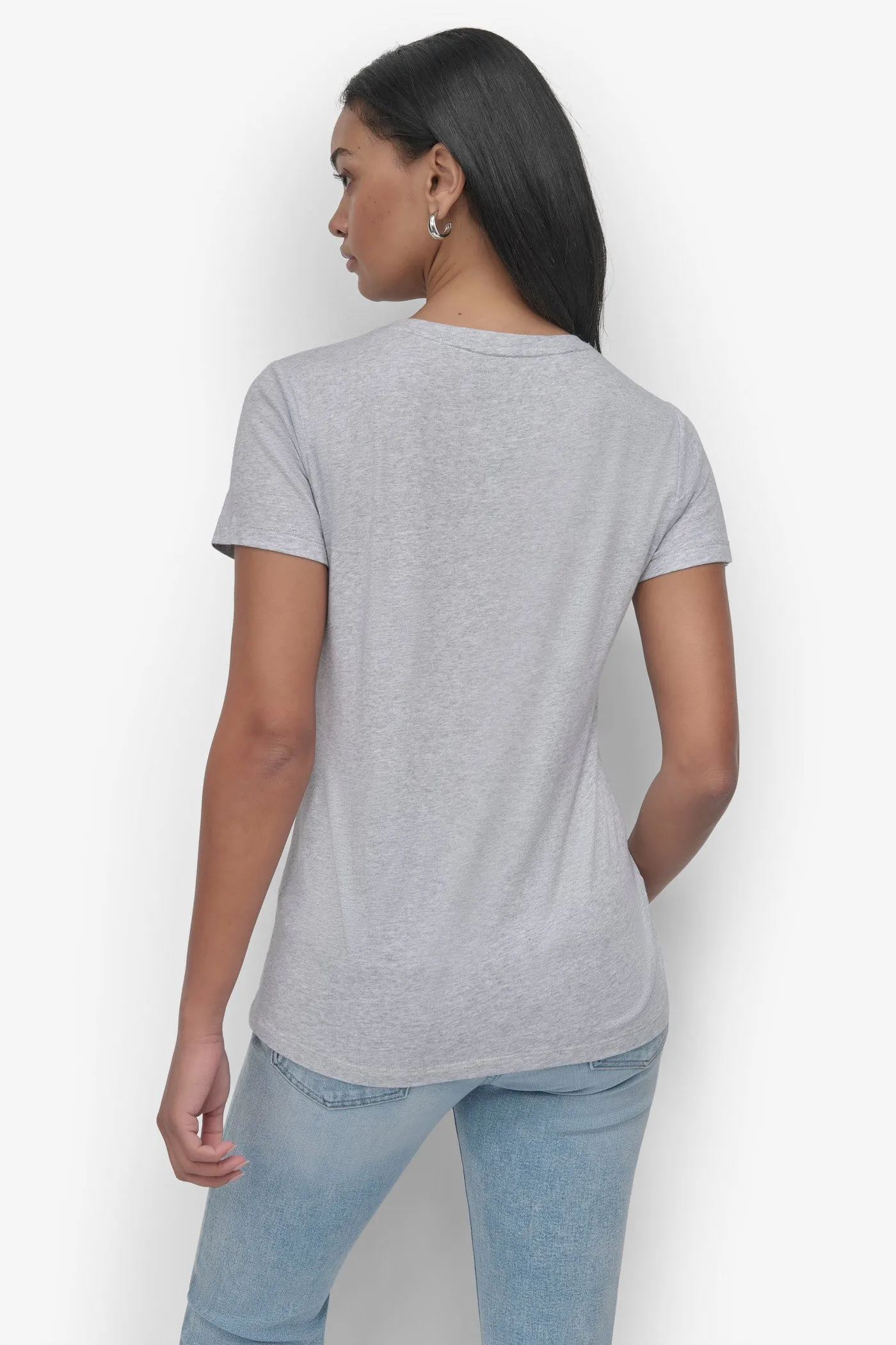 DKNY MIXED EMBELLISHMENTS LOGO DNA TEE sold by DKNY product image thumbnail 2