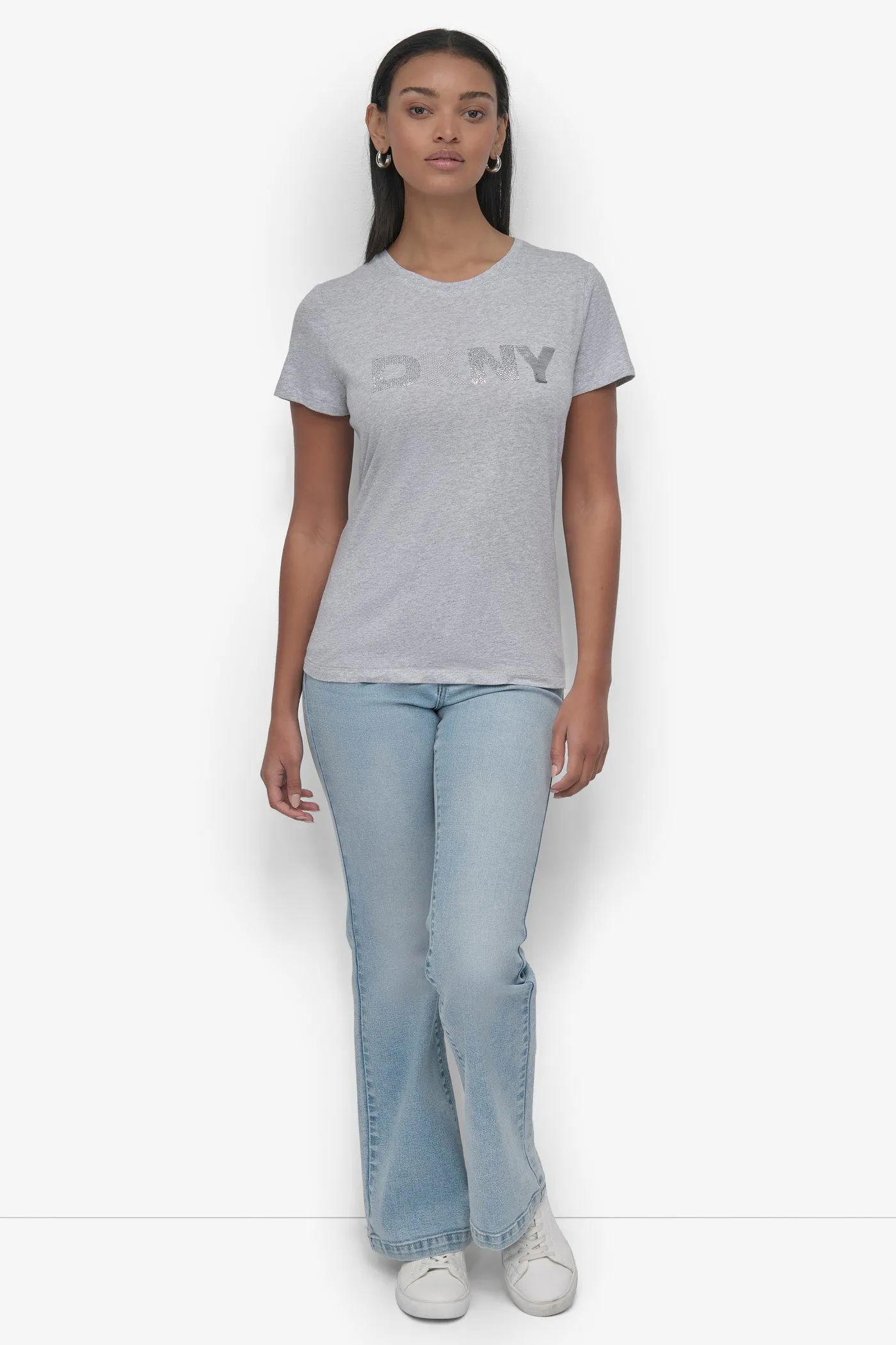 DKNY MIXED EMBELLISHMENTS LOGO DNA TEE sold by DKNY product image thumbnail 4