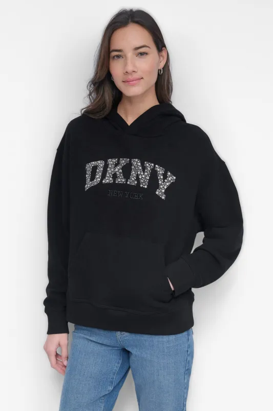 DKNY ARCHED DOME STUD SWEATSHIRT sold by DKNY