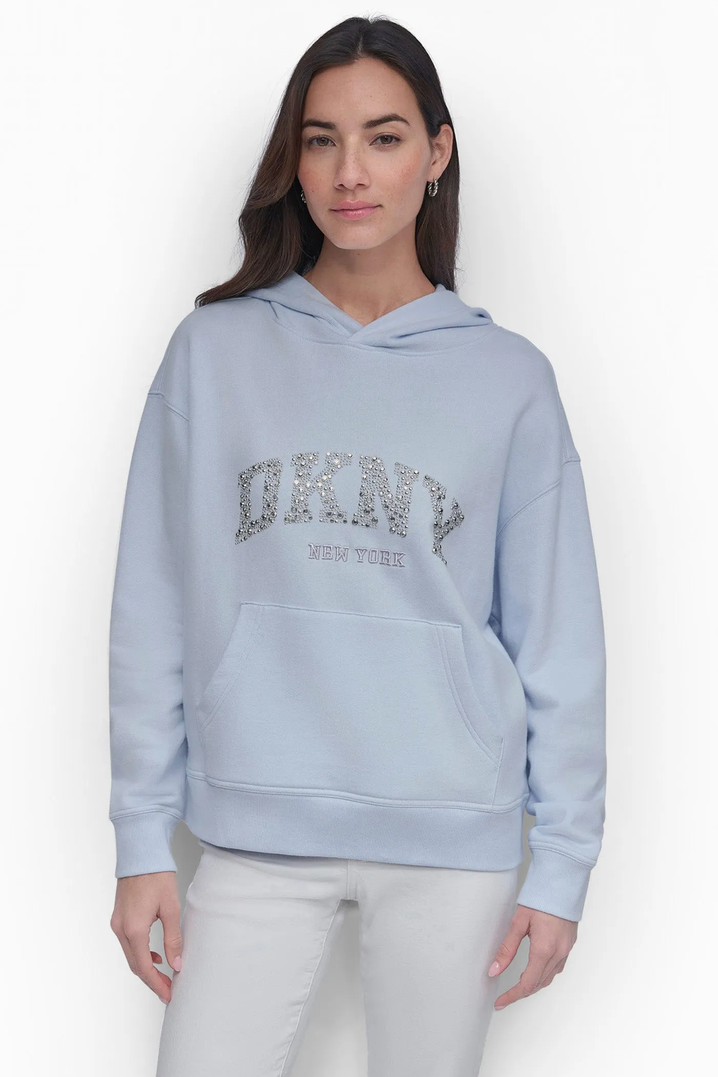 DKNY ARCHED DOME STUD SWEATSHIRT sold by DKNY
