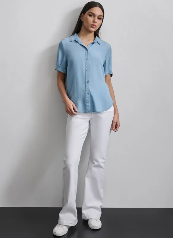 ROLLED SLEEVE SHIRT sold by DKNY