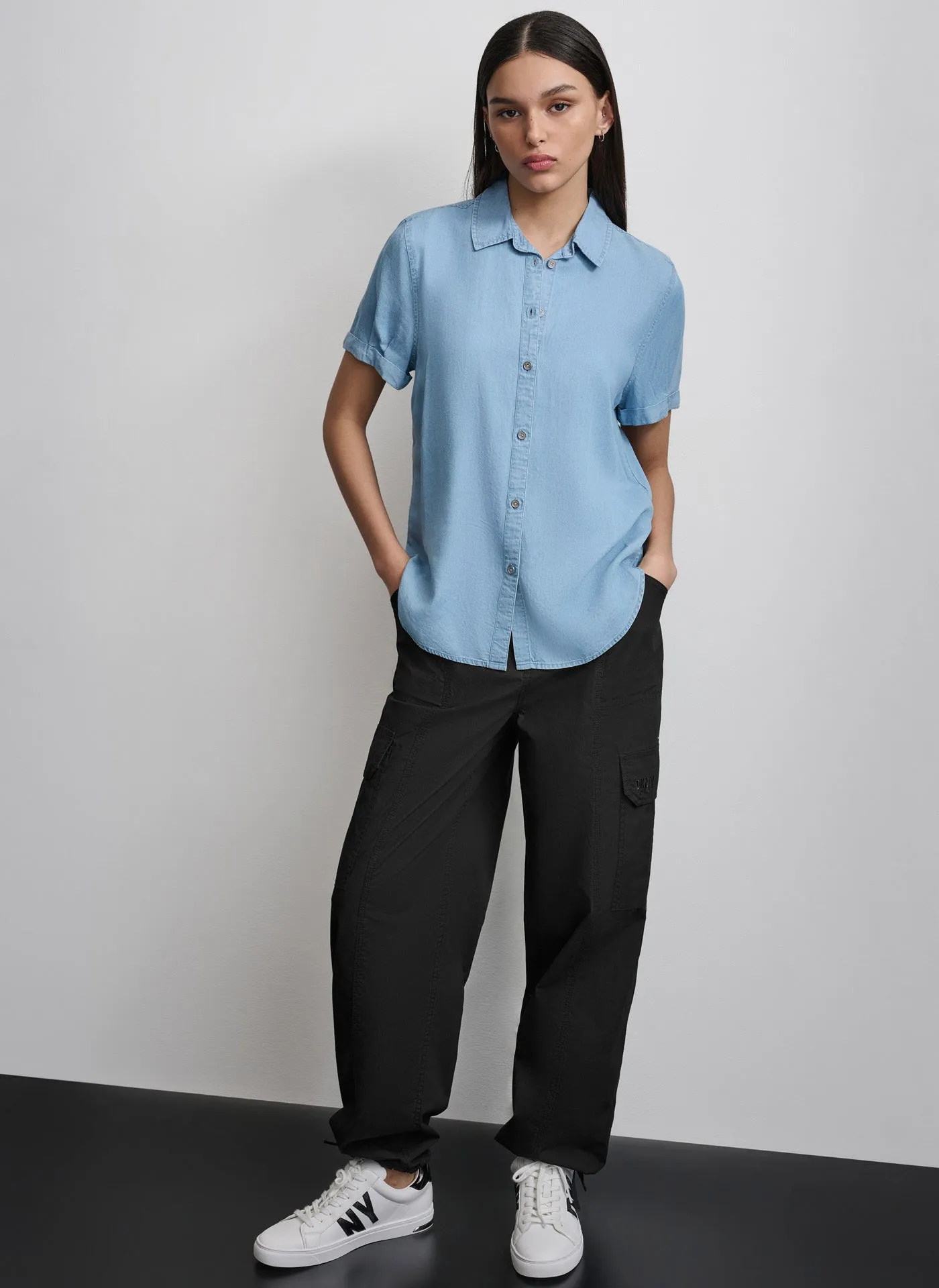 ROLLED SLEEVE SHIRT sold by DKNY product image thumbnail 5