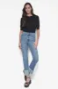 HIGH Rise Length CLASSIC STRAIGHT WITH RAW EDGE PRESSED sold by DKNY