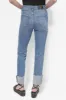 HIGH Rise Length CLASSIC STRAIGHT WITH RAW EDGE PRESSED sold by DKNY