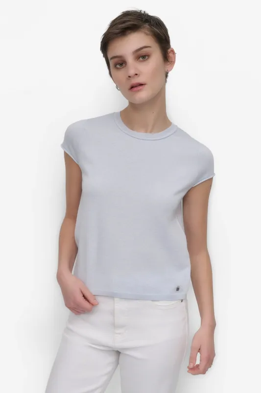 CAP SLEEVE CREW NECK KNIT sold by DKNY