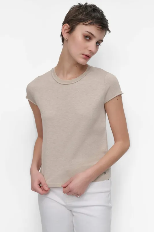 CAP SLEEVE CREW NECK KNIT sold by DKNY